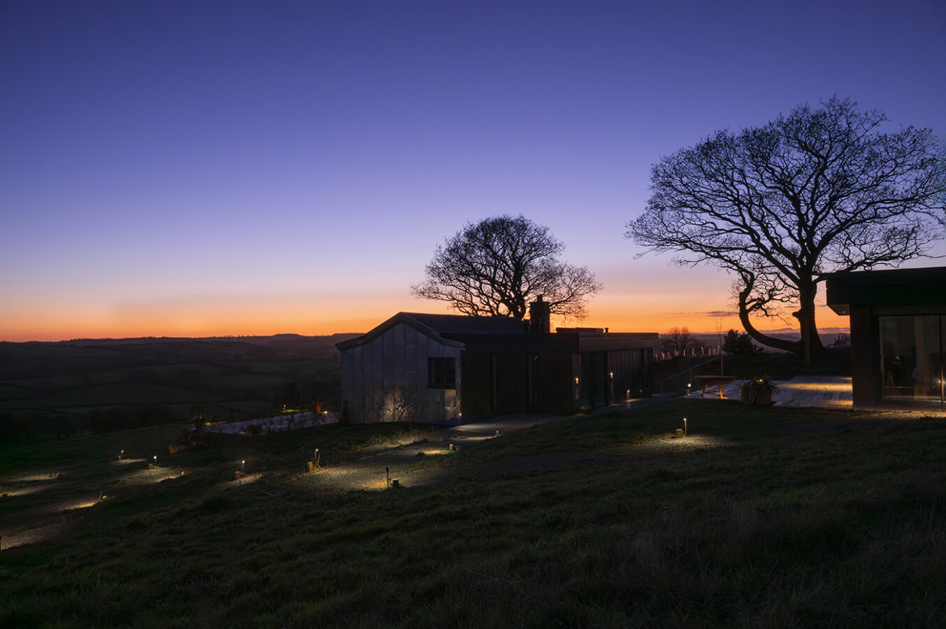 outdoor lighting photoshoot